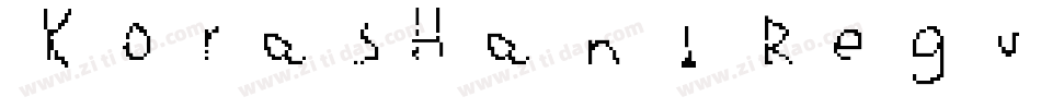 KorasHand Regular字体转换